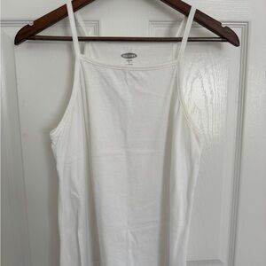 Old Navy White Slim Spaghetti Strap Camisole